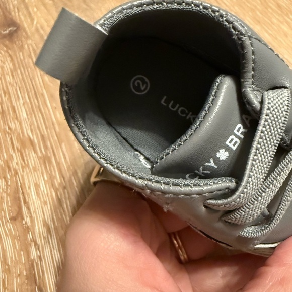 Lucky Brand Gray Baby Walker Shoes - Picture 4 of 4